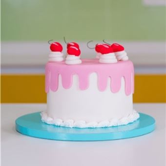 Picture of BABY BLUE ROUND CAKE DRUM BOARD 25CM 12 INCH